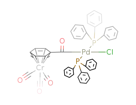 trans-Pd{(η6-C6H5CO)Cr(CO)3}Cl(PPh3)2