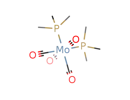 Molecular Structure of 16027-45-5 (cis-bis(trimethylphosphine)tetracarbonylmolybdenum)