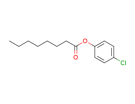Octanoic acid,4-chlorophenyl ester cas  6976-58-5