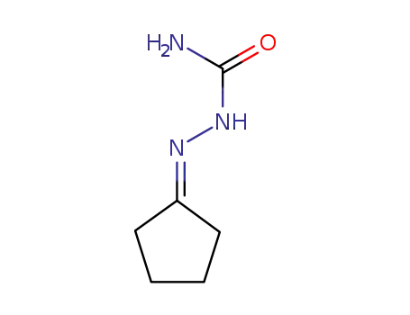 Molecular Structure of 5459-00-7 (Cyclopentanone, semicarbazone)