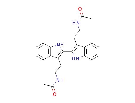 Molecular Structure of 176244-66-9 (N,N'-diacetyl-2,2'-biindolyl-3,3'-bis(2-aminoethane))