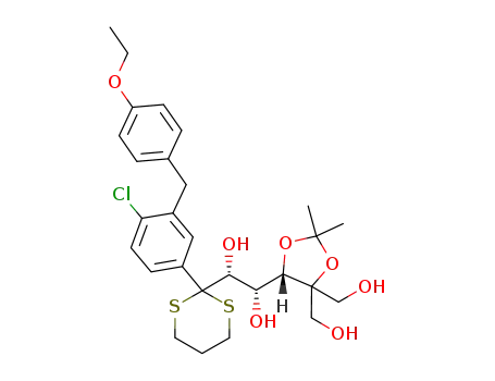 Molecular Structure of 1233482-00-2 (C<sub>28</sub>H<sub>37</sub>ClO<sub>7</sub>S<sub>2</sub>)