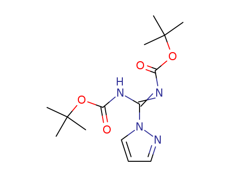 Carbamic acid,N-[[[(1,1-dimethylethoxy)carbonyl]amino]-1H-pyrazol-1-ylmethylene]-,1,1-dimethylethyl ester
