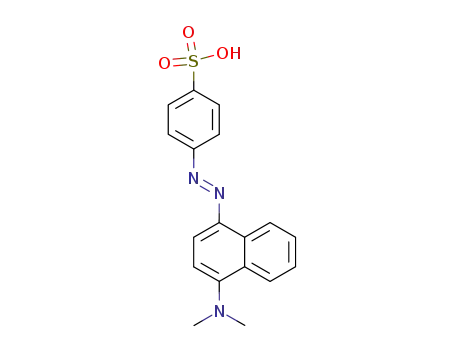 Molecular Structure of 7467-30-3 (4-{(E)-[4-(dimethylamino)naphthalen-1-yl]diazenyl}benzenesulfonic acid)