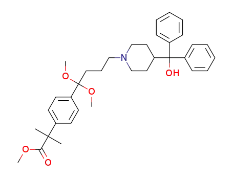 methyl 2-(4-(4-(4-(hydroxydiphenylmethyl)piperidin-1-yl)-1,1-dimethoxybutyl)phenyl)-2-methyl-propanoate