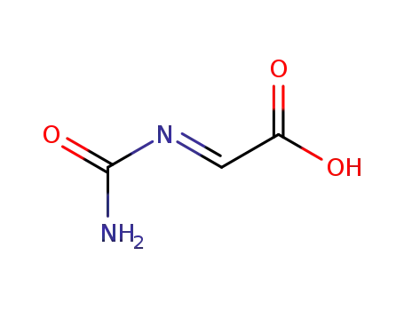 Molecular Structure of 592-18-7 (carbamoylimino-acetic acid)