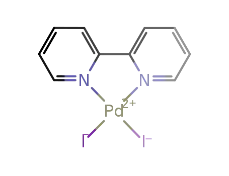 (2,2'-bipyridyl-N,N')diiodopalladium(II)