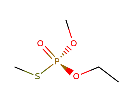 Molecular Structure of 57557-26-3 (R-(+)-ethyl OS-dimethyl phosphorothioate)