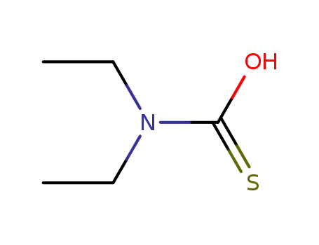 Molecular Structure of 19045-48-8 (DIETHYLTHIOCARBAMICACID)