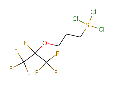 (3-heptafluoroisopropoxy)propyltrichlorosilane