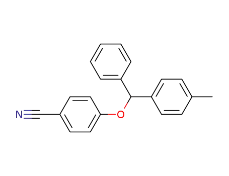 Benzonitrile, 4-[(4-methylphenyl)phenylmethoxy]-