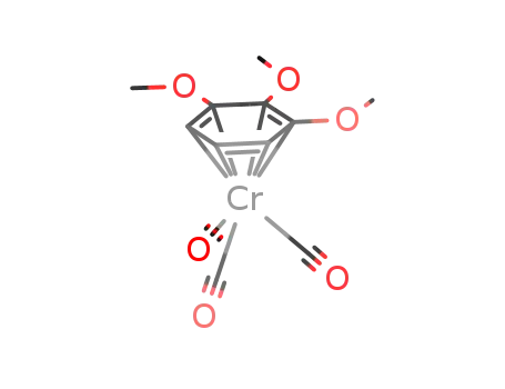 Molecular Structure of 12193-72-5 (tricarbonyl(η(6)-1,2,3-trimethoxybenzene)chromium)
