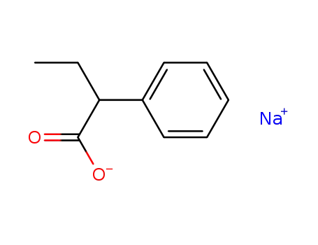 Benzeneacetic acid, a-ethyl-, sodium salt