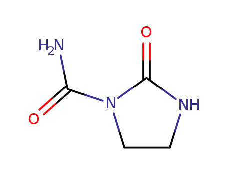 Molecular Structure of 14746-98-6 (2-oxoimidazolidine-1-carboxamide)