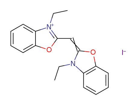 Benzoxazolium,3-ethyl-2-[(3-ethyl-2(3H)-benzoxazolylidene)methyl]-, iodide (1:1)