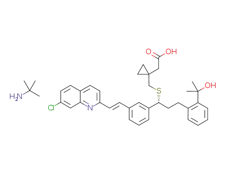 Molecular Structure of 851755-58-3 (montelukast tert-butylamine salt)