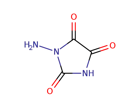 Molecular Structure of 133559-55-4 (1-Aminoimidazole-2,4,5-(1H,3H)-trione)