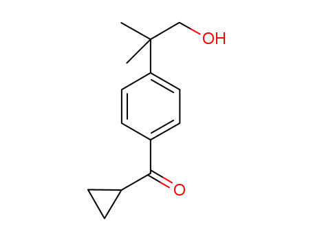 cyclopropyl(4-(1-hydroxy-2-methylpropan-2-yl)phenyl)methanone