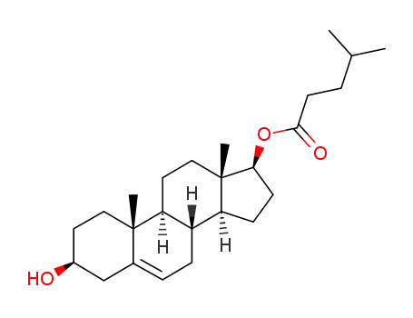 Molecular Structure of 52129-11-0 (3β-Hydroxy-17β-oxyisocapronyl-androsten)