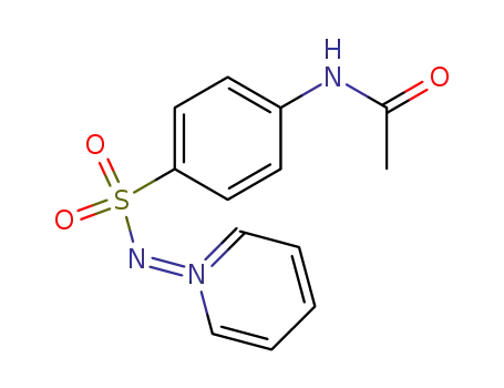 Molecular Structure of 96748-88-8 (N-<4-(acetylamino)benzenesulphonyliminol>pyridinium ylide)
