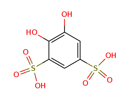 4,5-dihydroxybenzene-1,3-disulphonic acid