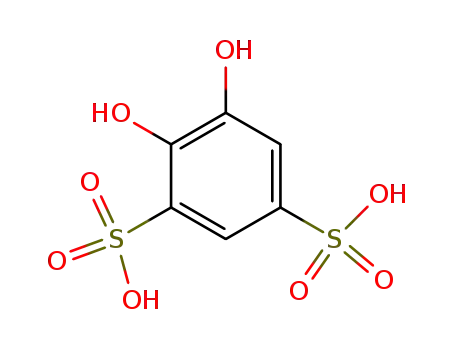 Molecular Structure of 149-46-2 (4,5-dihydroxybenzene-1,3-disulphonic acid)