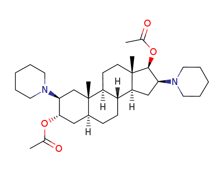 (2b,3a,16b,17b)-2,16-Bispiperidino-3,17-diacetoxy-5-androstane 13529-31-2