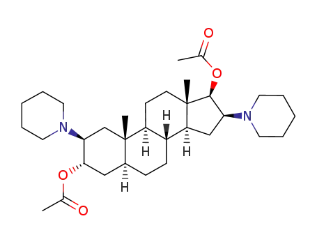 2beta,16beta-Bis(piperidin-1-yl)-5alpha-androstane-3alpha,17beta-diyl diacetate
