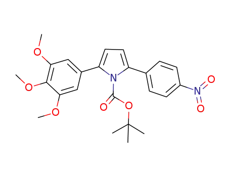 N-Boc-2-(4-nitrophenyl)-5-(3,4,5-trimethoxyphenyl)-1H-pyrrole