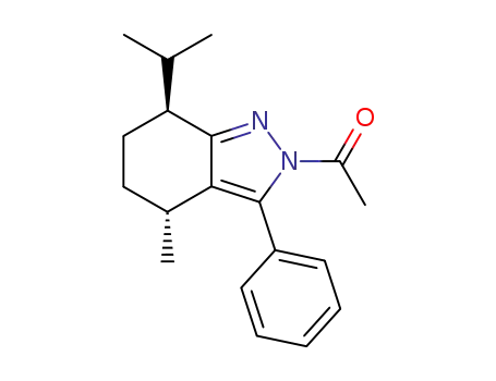 2-acetyl-7-isopropyl-4-methyl-3-phenyl-4,5,6,7-tetrahydro-2H-indazole