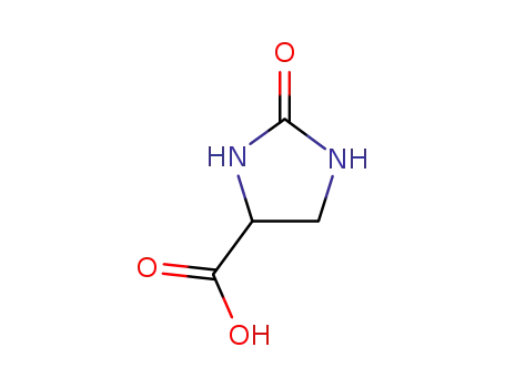 Molecular Structure of 21277-16-7 (2-oxo-4-imidazolinecarboxylic acid)