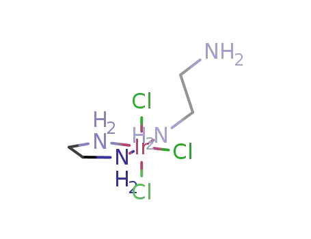 Molecular Structure of 15444-47-0 (dichlorobis(ethylenediamine)iridium chloride)