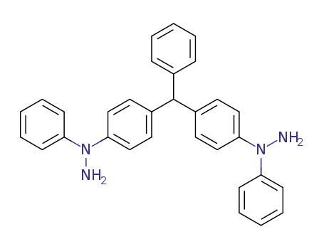Molecular Structure of 857816-19-4 (phenyl-bis-[4-(<i>N</i>-phenyl-hydrazino)-phenyl]-methane)