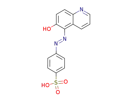 Molecular Structure of 42379-06-6 (4-(6-hydroxy-quinolin-5-ylazo)-benzenesulfonic acid)