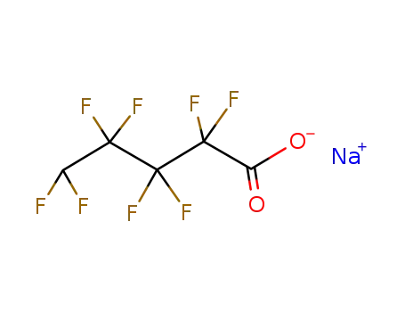 Molecular Structure of 22715-46-4 (Sodium 2,2,3,3,4,4,5,5-octafluorovalerate)