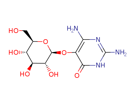 2,?6-?diamino-?5-?(β-?D-?glucopyranosyloxy)?-4(1H)?-?Pyrimidinone