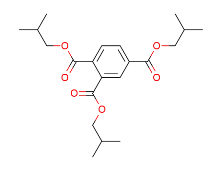 Molecular Structure of 1528-52-5 (triisobutyl benzene-1,2,4-tricarboxylate)
