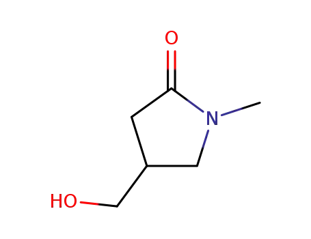 Molecular Structure of 59887-20-6 (4-(HYDROXYMETHYL)-1-METHYLPYRROLIDIN-2-ONE)