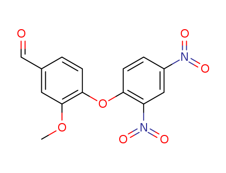 4-(2,4-dinitrophenoxy)-3-methoxy-benzaldehyde cas  3761-30-6