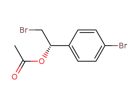 (S)-1-acetoxy-2-bromo-1-(4-bromophenyl)ethane