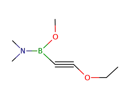 Molecular Structure of 126686-31-5 ({(dimethylamino)methoxyboryl}ethoxyacetylene)