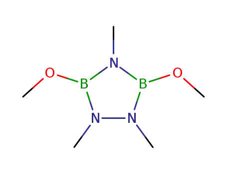 Molecular Structure of 53161-86-7 (3,5-dimethoxy-1,2,4-trimethyl-1,2,4,3,5-triazadiborolidine)