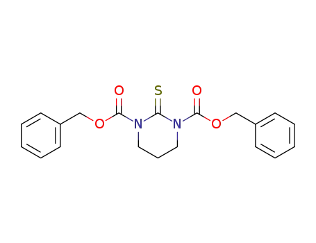 Molecular Structure of 173300-84-0 (1,3-Bis(benzyloxycarbonyl)-3,4,5,6-tetrahydropyrimidine-2-thione)
