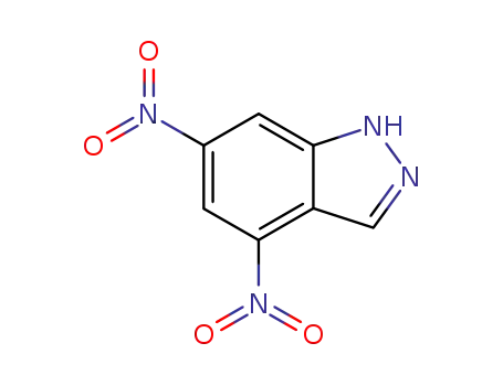 Molecular Structure of 62969-01-1 (4,6-DINITRO-1H-INDAZOLE)