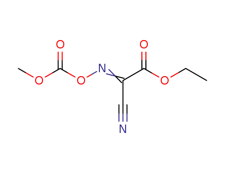 2-Methoxycarbonyloxyimino-2-cyanoaethylacetat