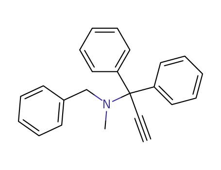 1,1-diphenyl-N-benzyl-N-methyl-2-propyn-1-amine