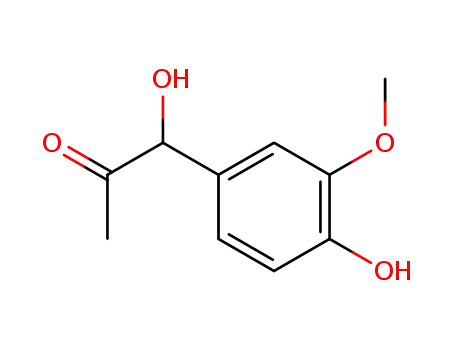 Molecular Structure of 4899-73-4 (2-Propanone, 1-hydroxy-1-(4-hydroxy-3-methoxyphenyl)-)