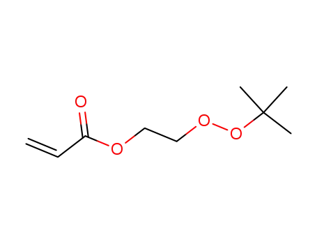 Molecular Structure of 10378-60-6 (2-Propenoic acid, 2-[(1,1-dimethylethyl)dioxy]ethyl ester)
