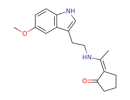 2-<1-<<2-(5-Methoxy-1H-indol-3-yl)ethyl>amino>ethylidene>cyclopentanone
