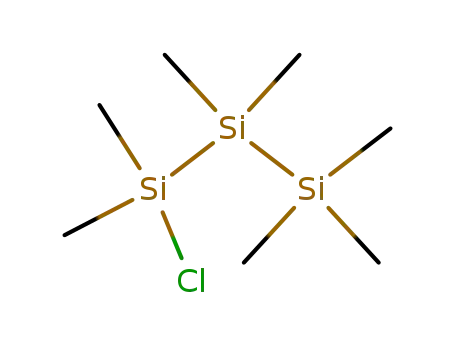 Molecular Structure of 918-19-4 (Trisilane, 1-chloro-1,1,2,2,3,3,3-heptamethyl-)